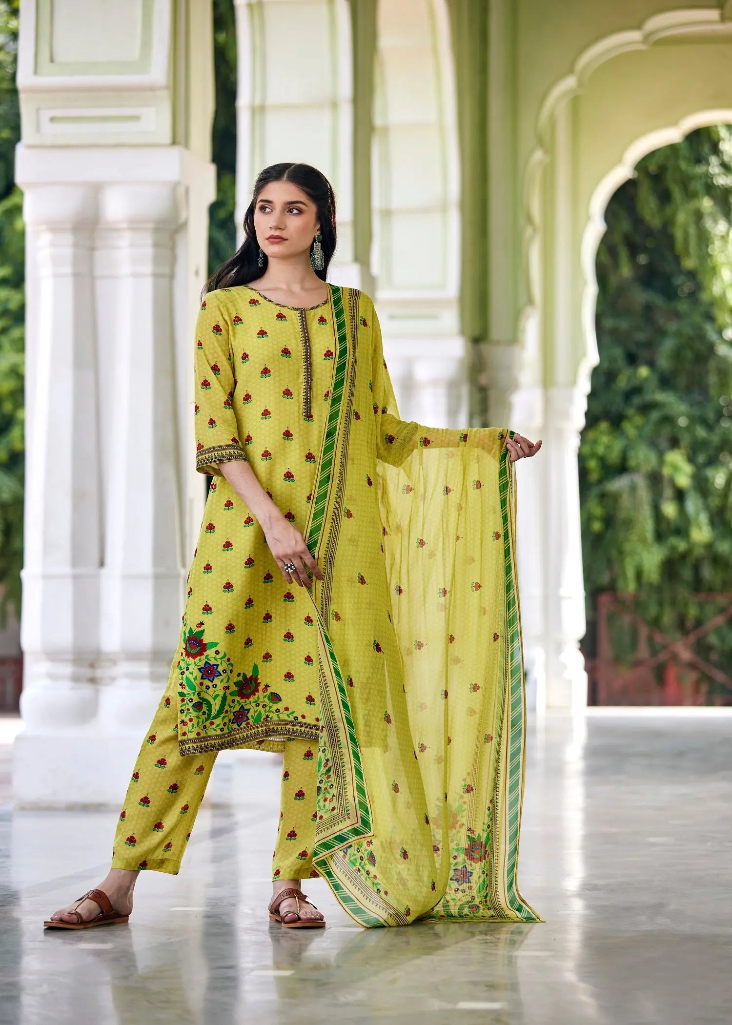 Ragini Green Kurta