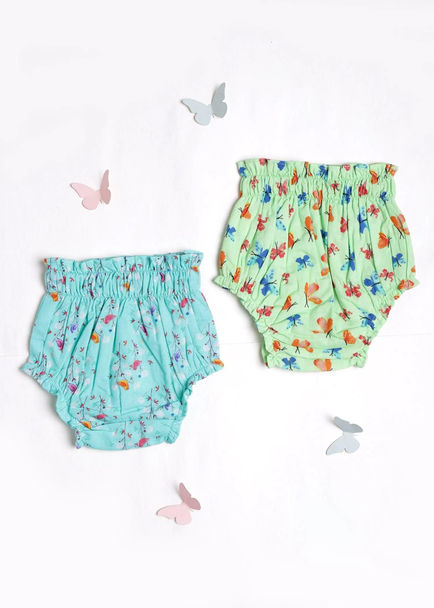 Bloomers Pack Of 2 Cotton Chidiya Butterfly (0-18 Months)