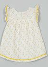 Bani Lavvender Yellow Cotton Crepe Dress Baby Girl (6-24 Month)