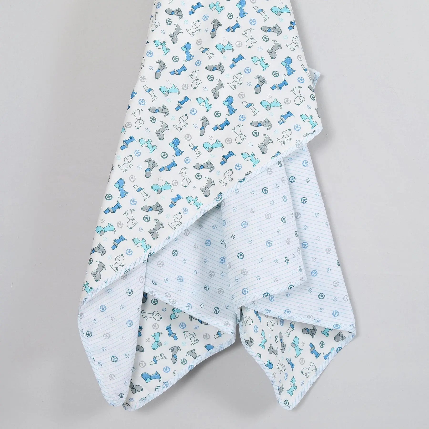 Lazy Dog Blue Cotton Dohar Kids