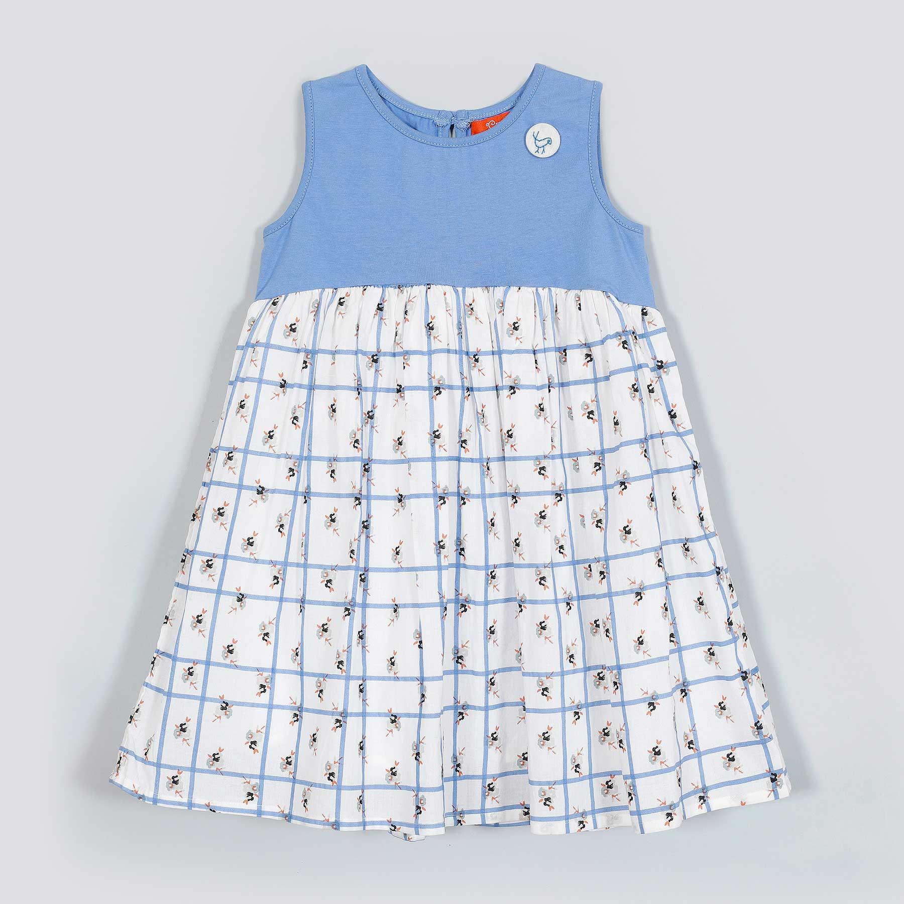 Hazel White Cotton Dress Girl (2-9 Years)