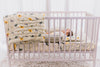 Jungle Safari Cream Cotton Baby Bedding (Set of 6)