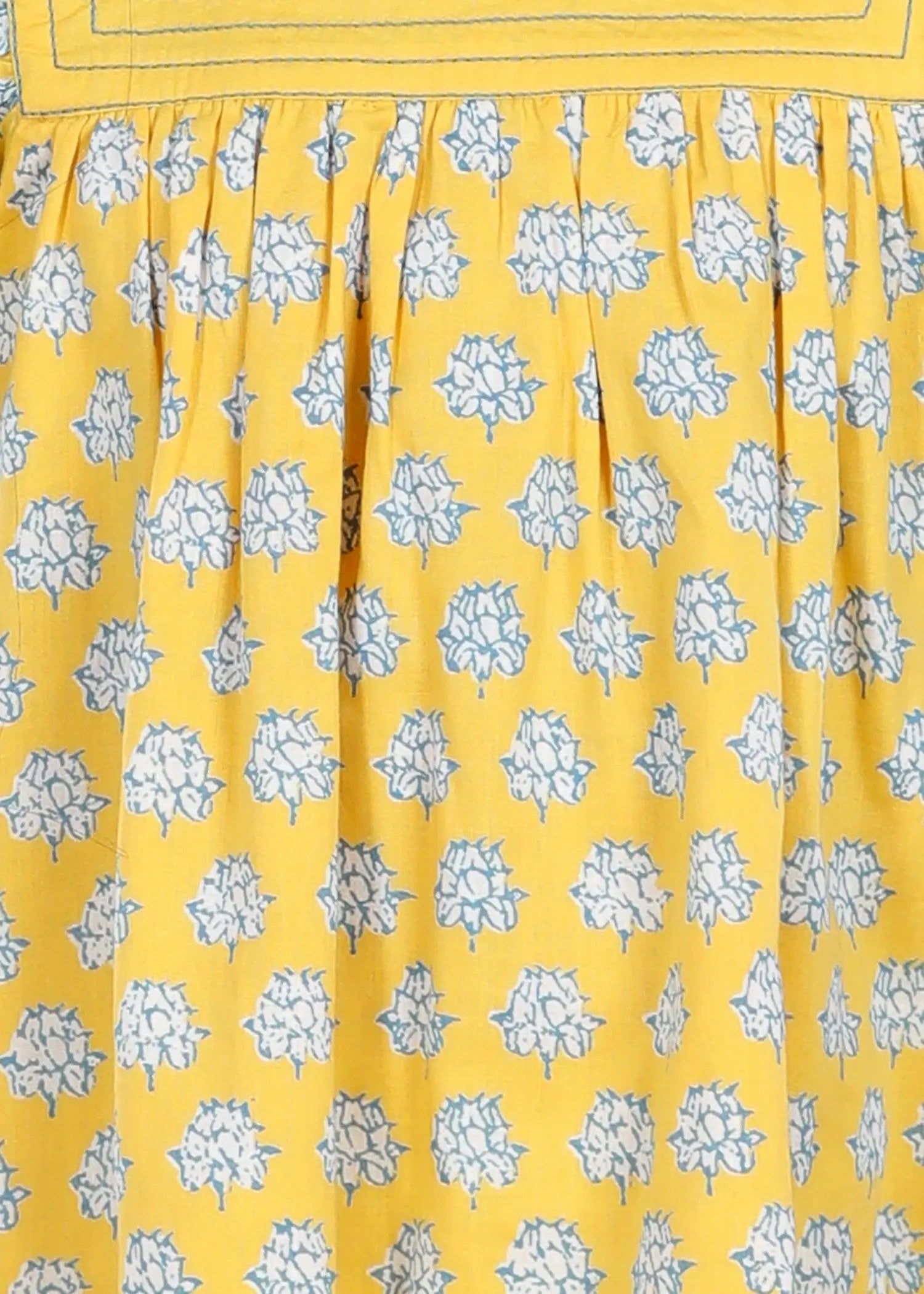 Lotus Yellow Scarlett Cotton Dress (2-9 Years)