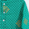 Aagam Teal Cotton Kurta Boy (12 Month to 12 Years)