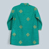 Aagam Teal Cotton Kurta Boy (12 Month to 12 Years)