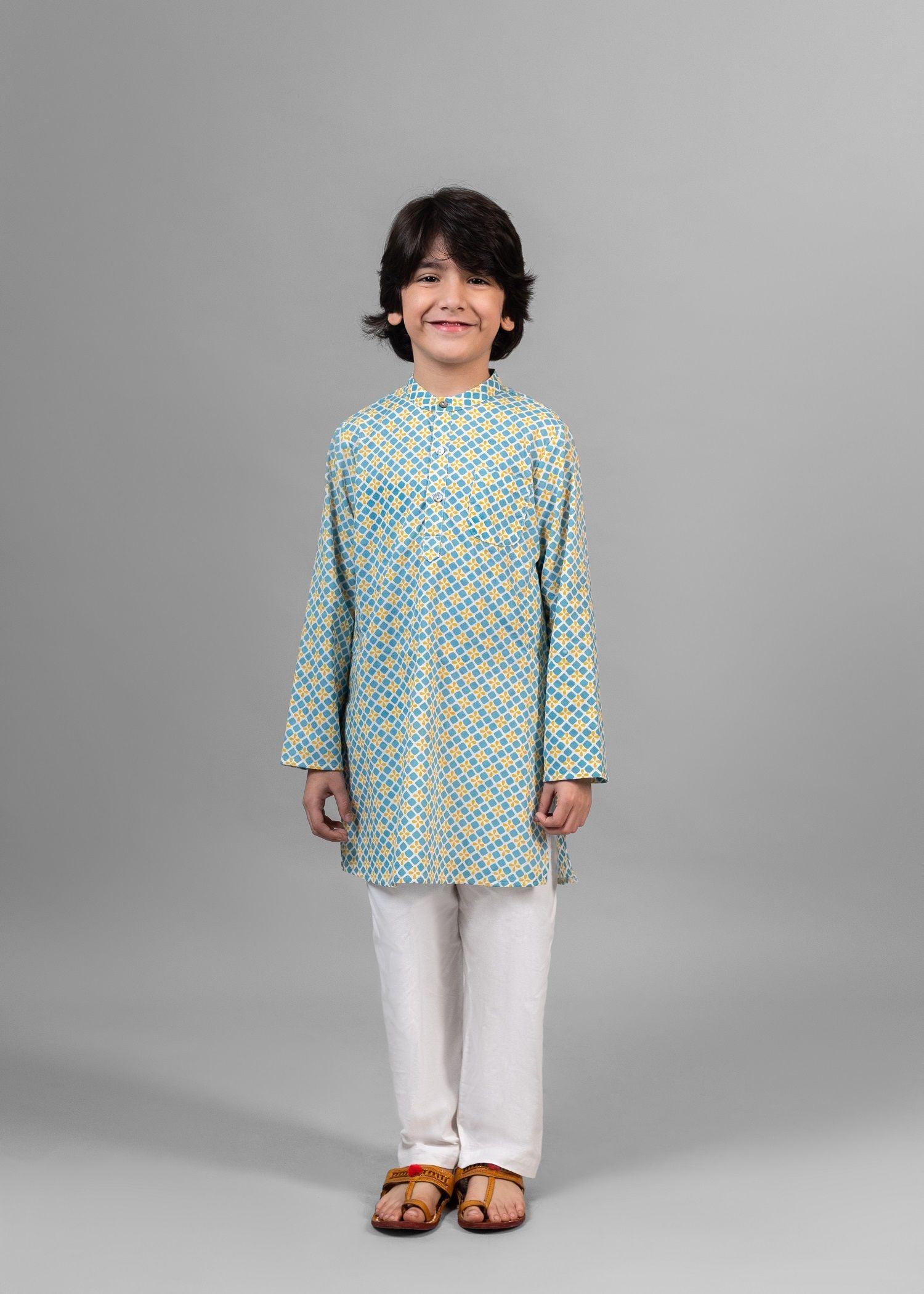 Sesame Yellow Cotton Kurta Boy (2 Years to 12 Years)