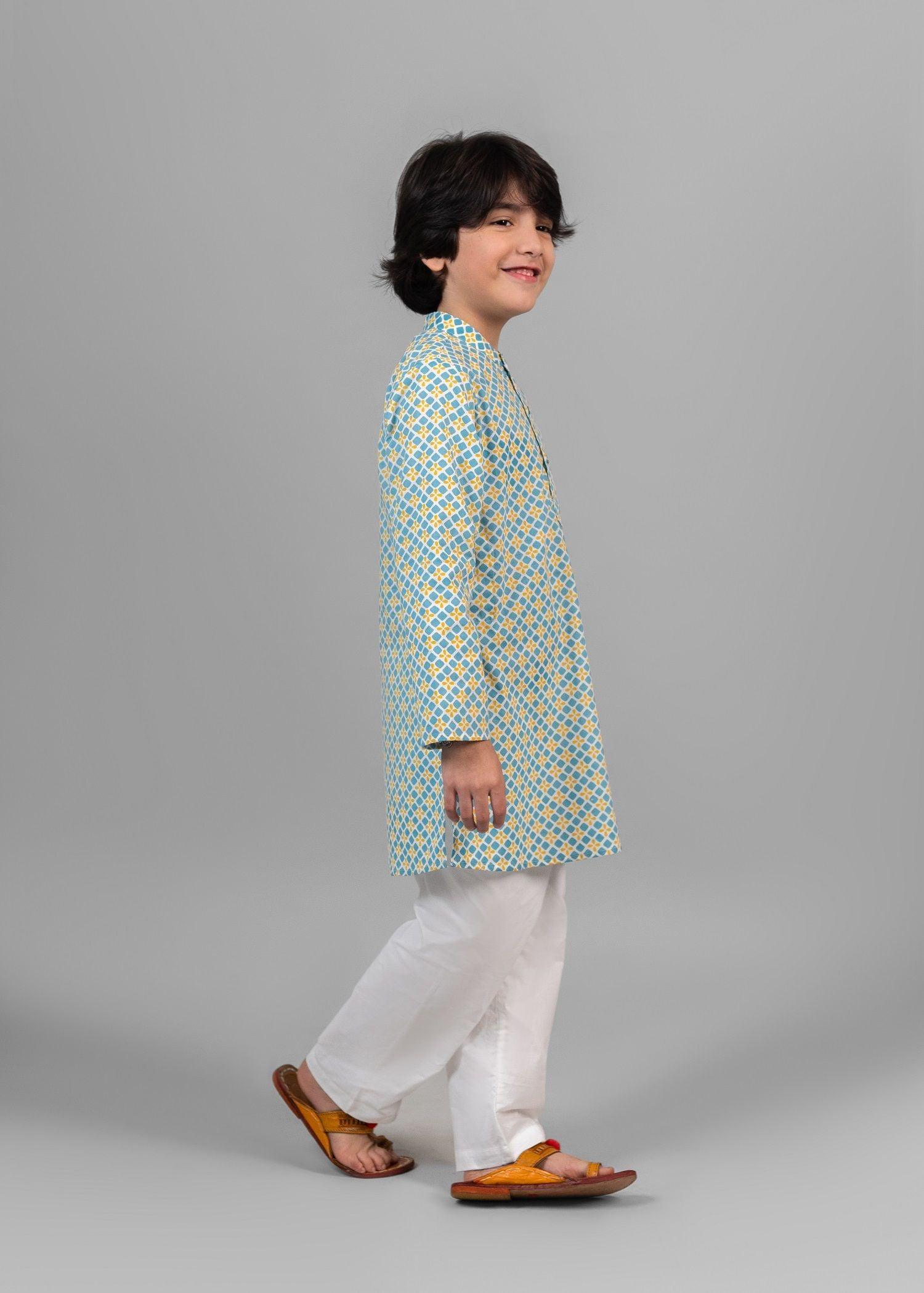 Sesame Yellow Cotton Kurta Boy (2 Years to 12 Years)