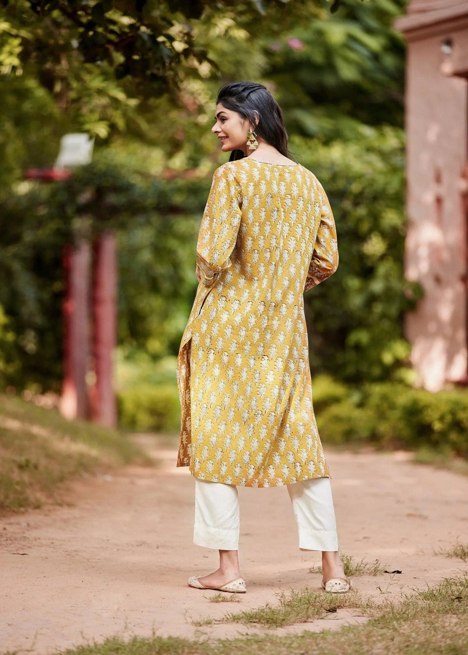 V Neck Kurta