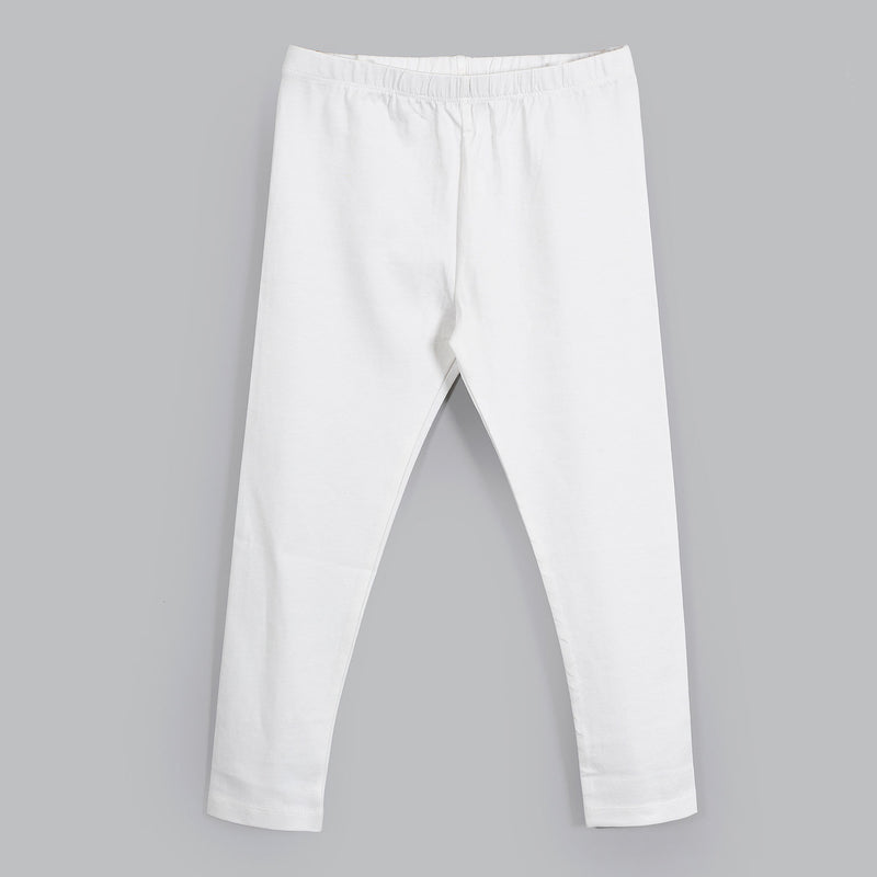 White Lycra Legging Girl (2-12 Years)