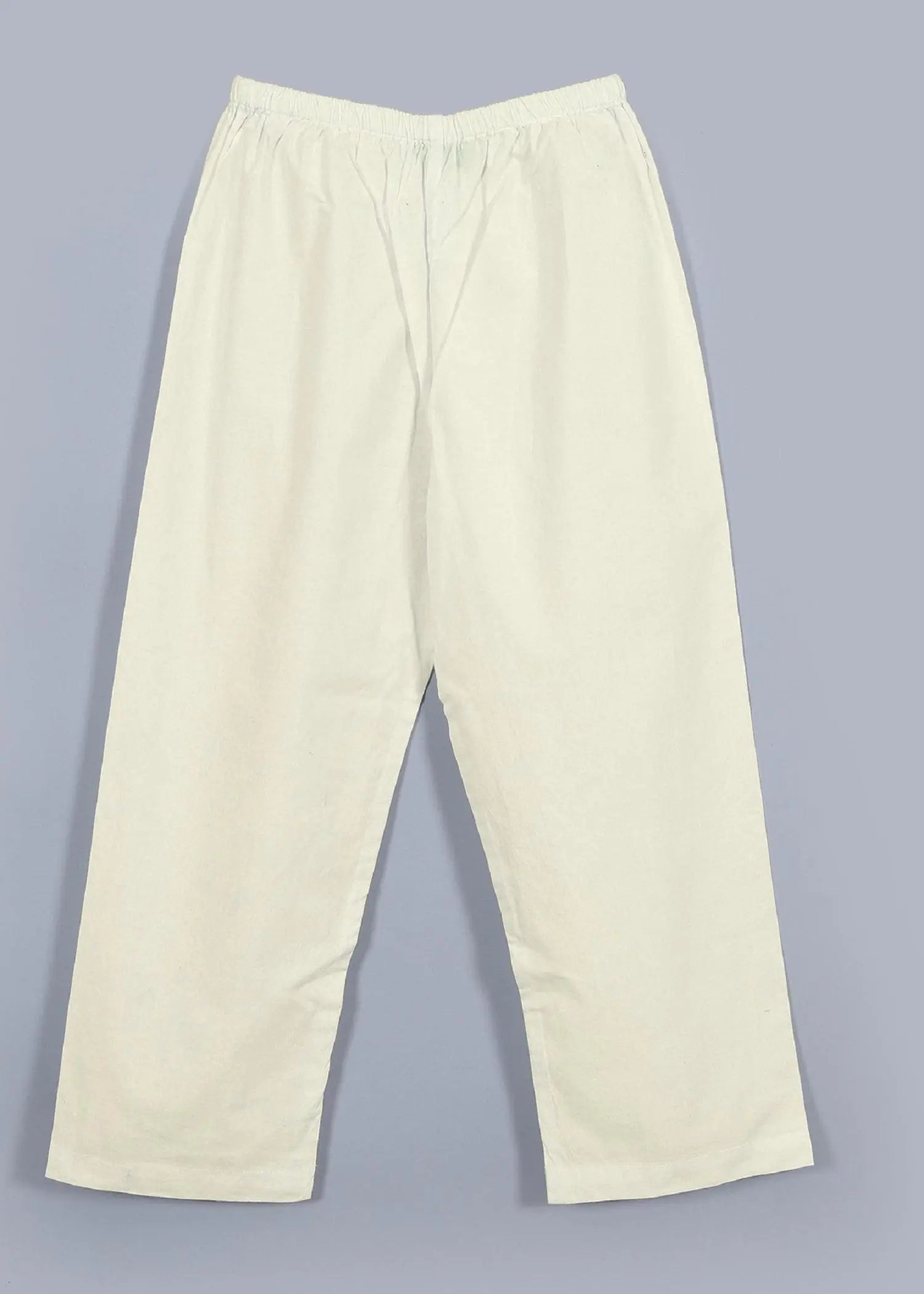 Cream Cotton Pants (1-14 Years)