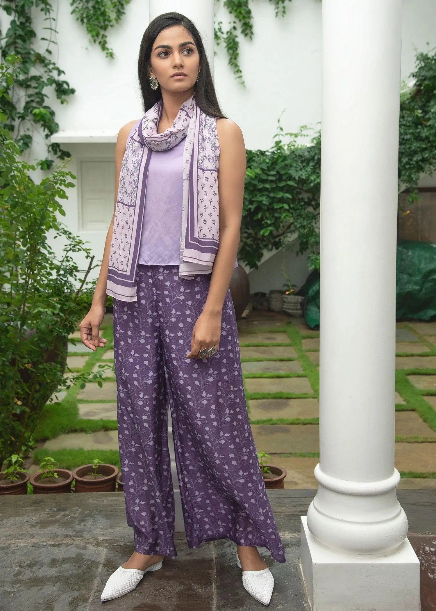 Stella Lilac Wide Leg Pants