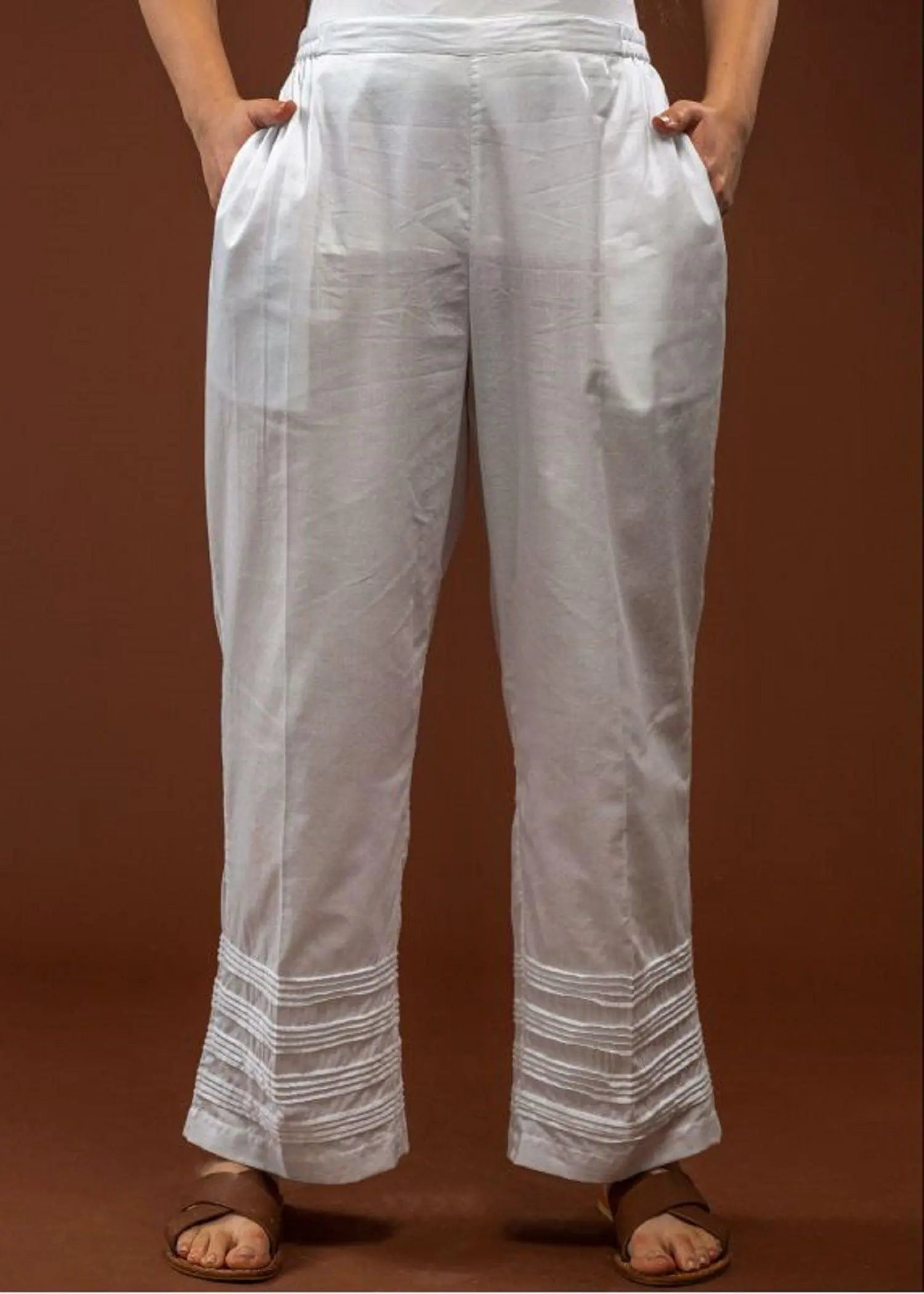 Prithvi Pleated Cotton Pant