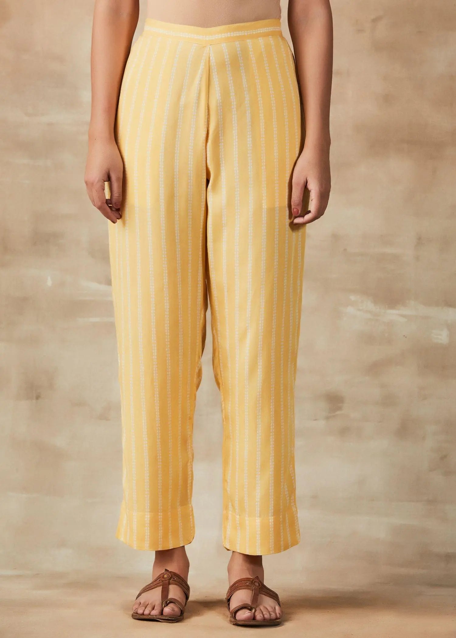 Lemon Tapered Straight Pants