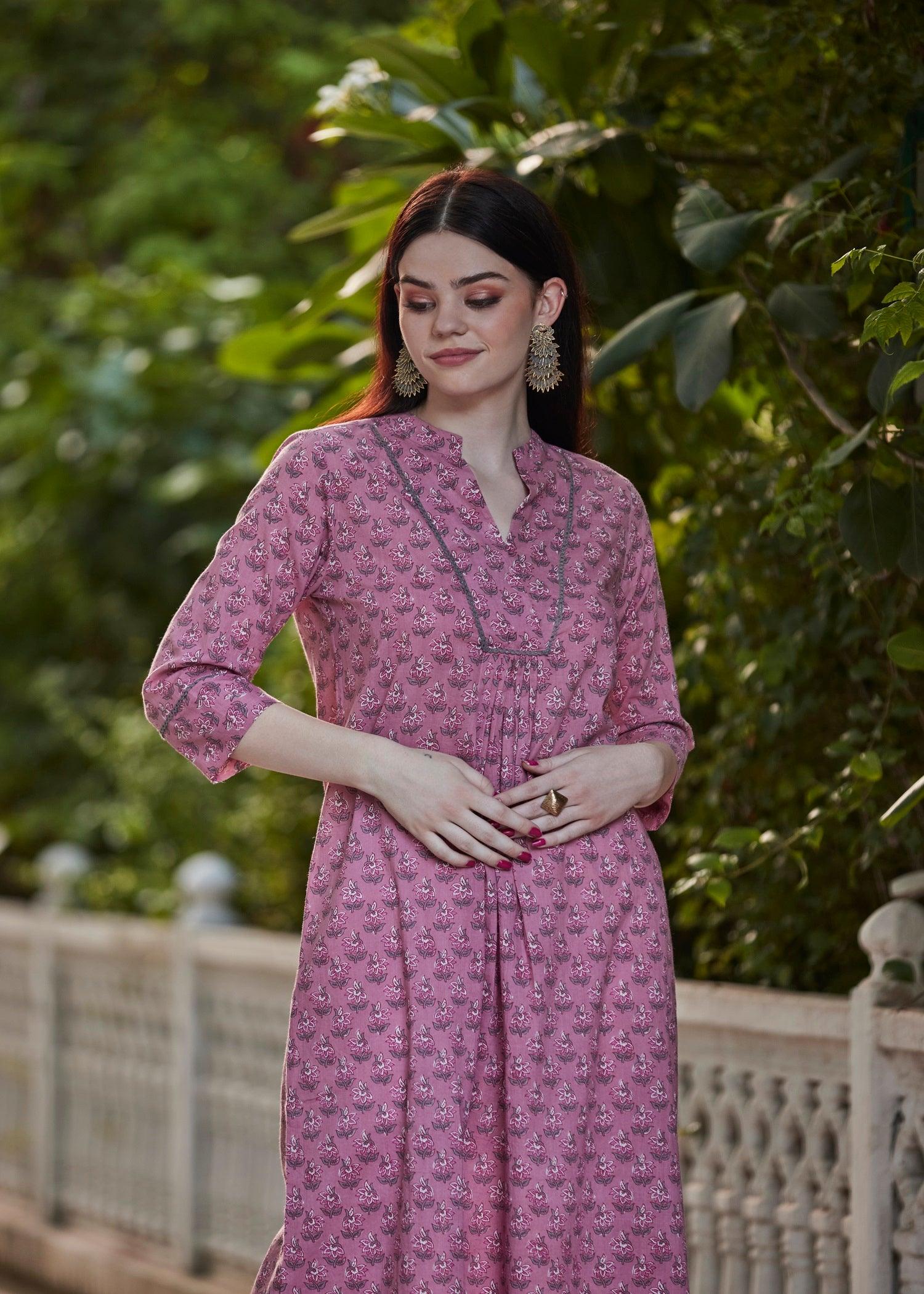 Meera Onion Pink Kurta