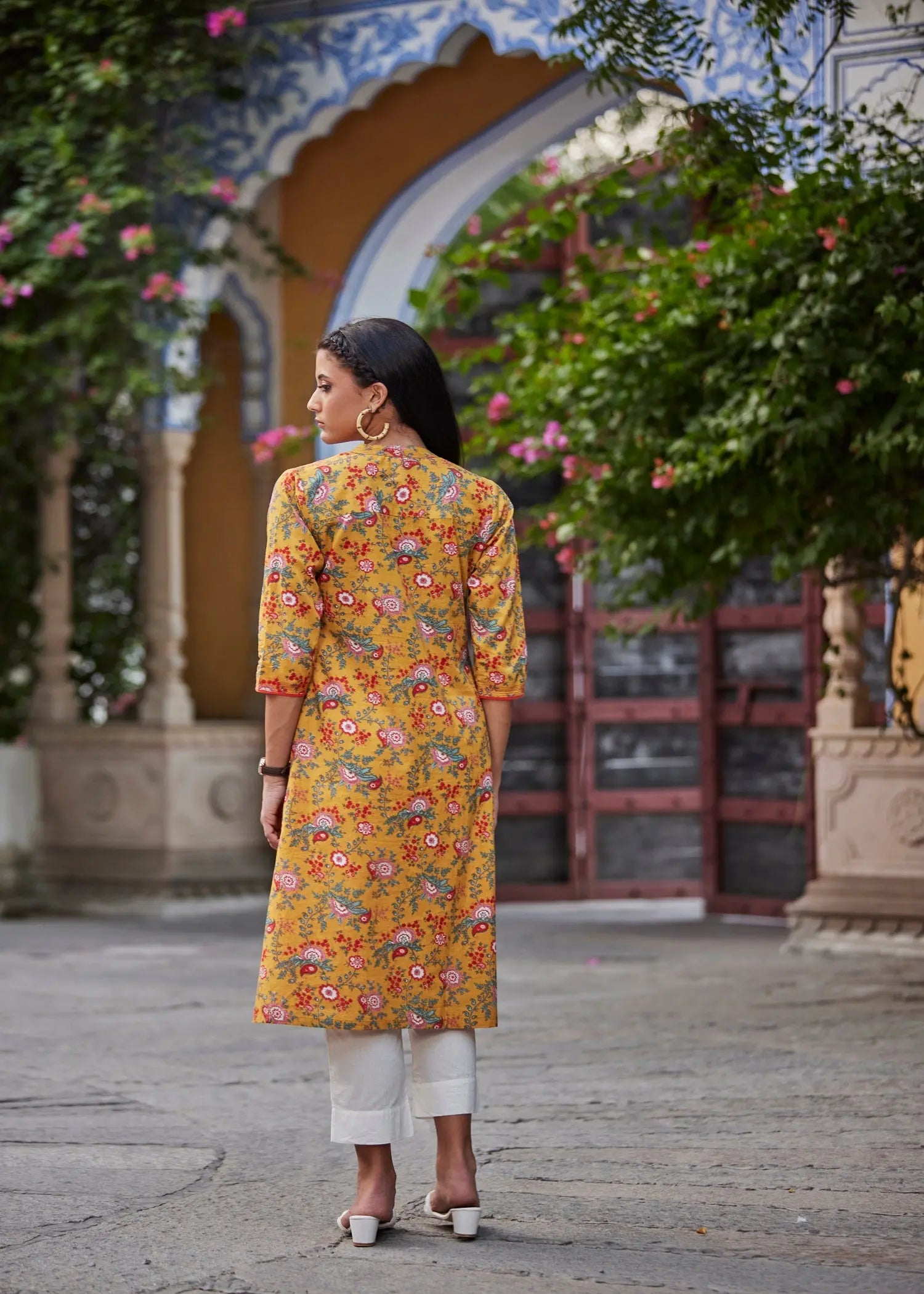 Sherwani Yellow Kurta