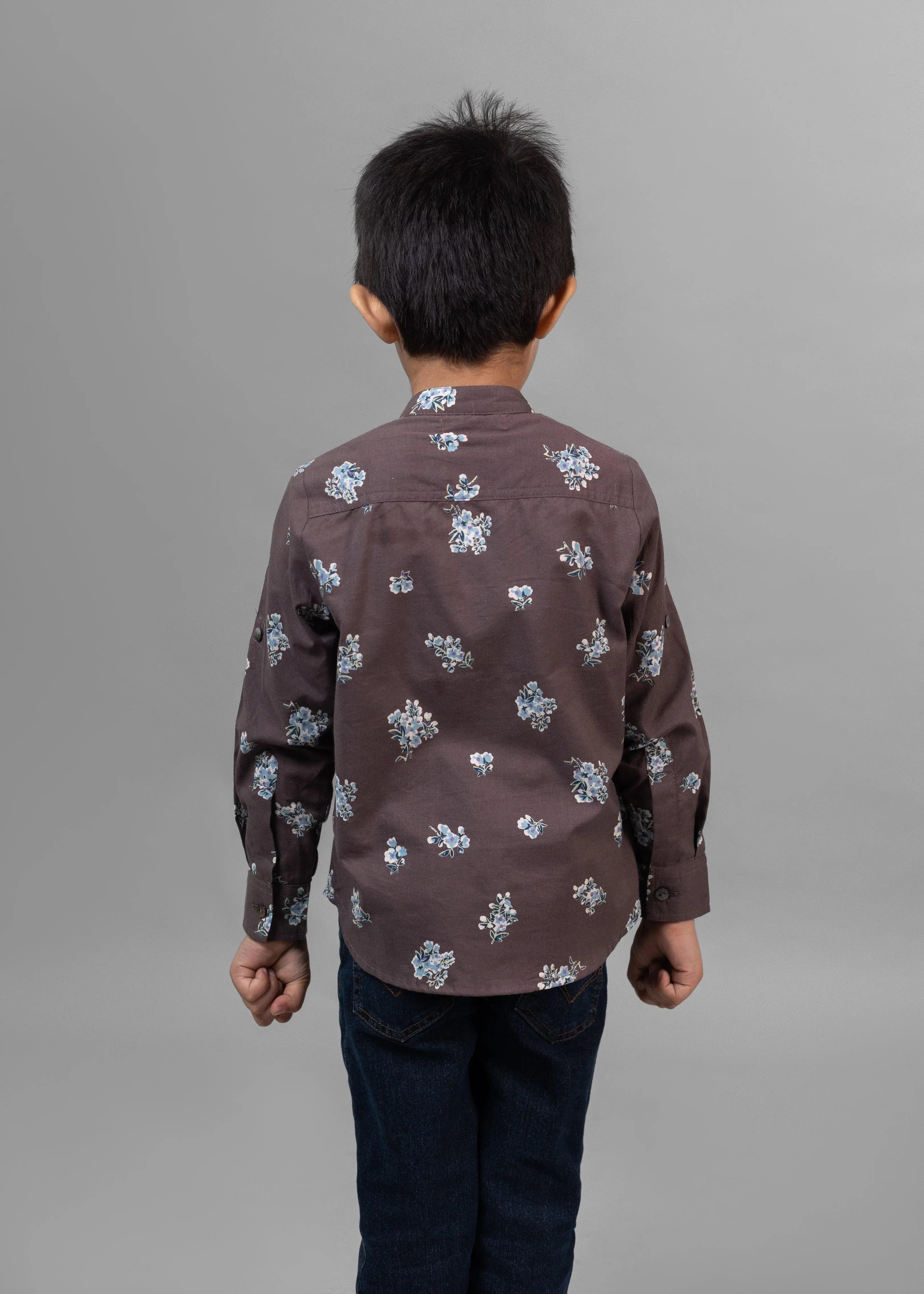 Lily Bunch Cocoa Cotton Full Sleeves Shirt (6 Months to 12 Years)