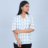 Green and Blue Cotton D Shirt