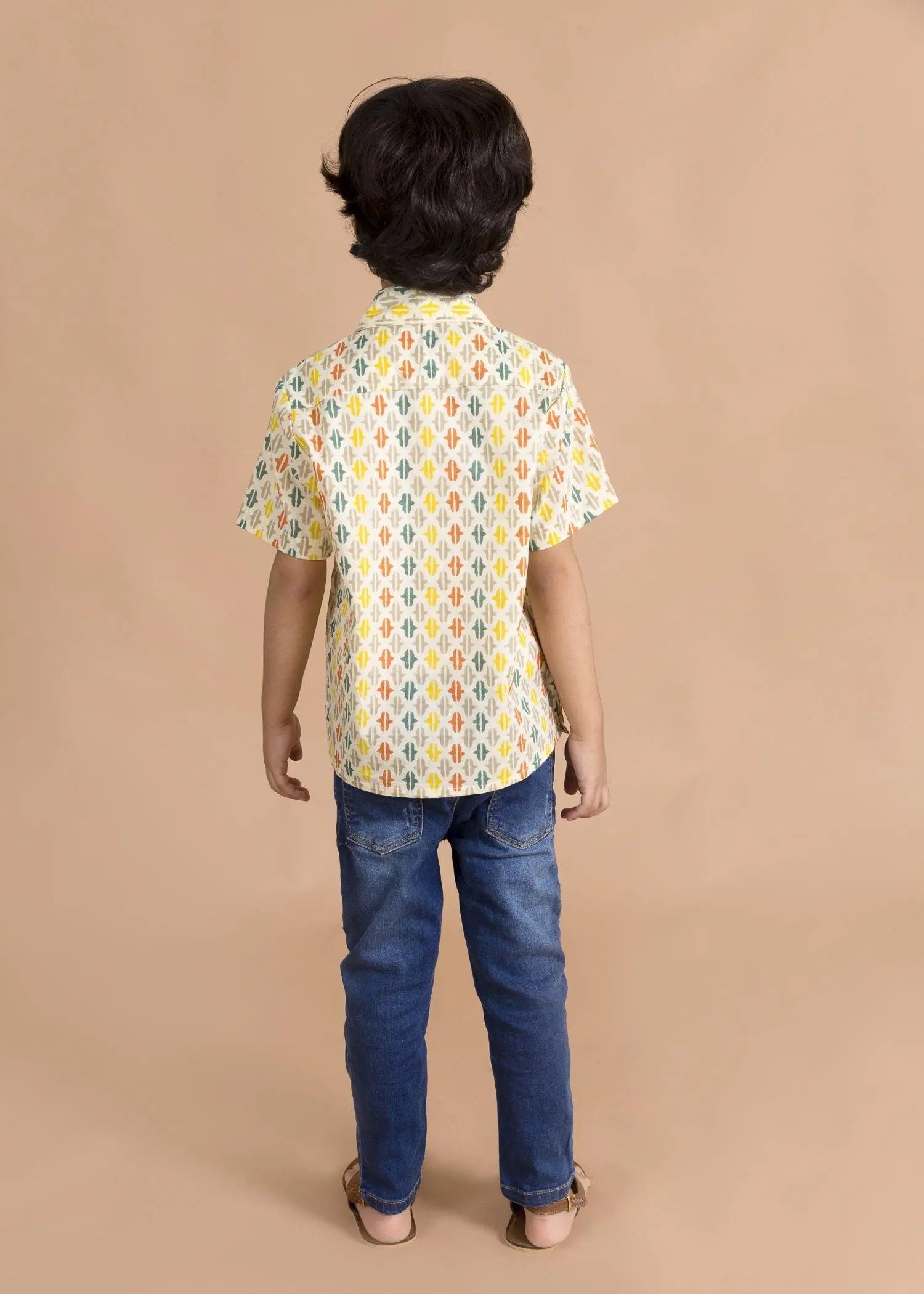 Replica Yellow Cotton Shirt Boy (2Yrs to 12 Yrs)