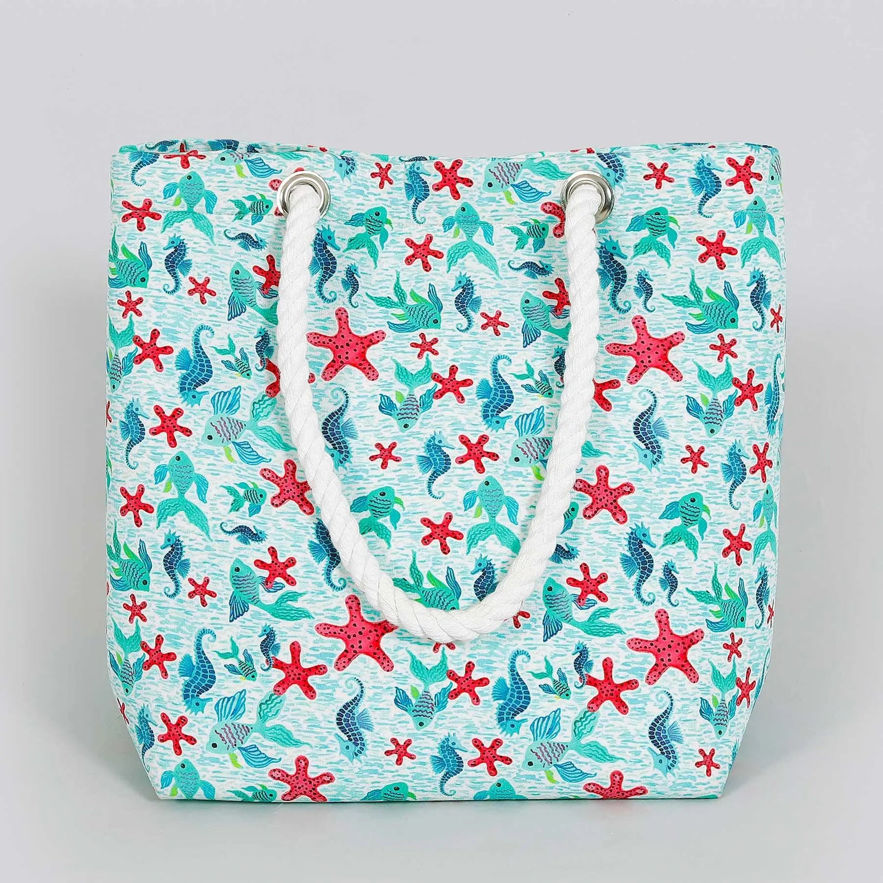 Underwater Blue Tote Bag With Pouch