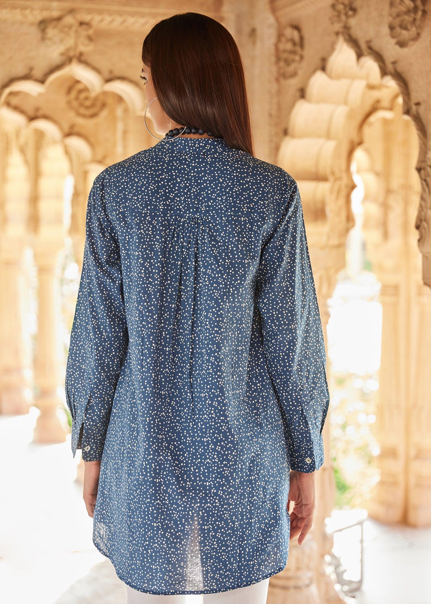 Blue Color Zaira Tunic