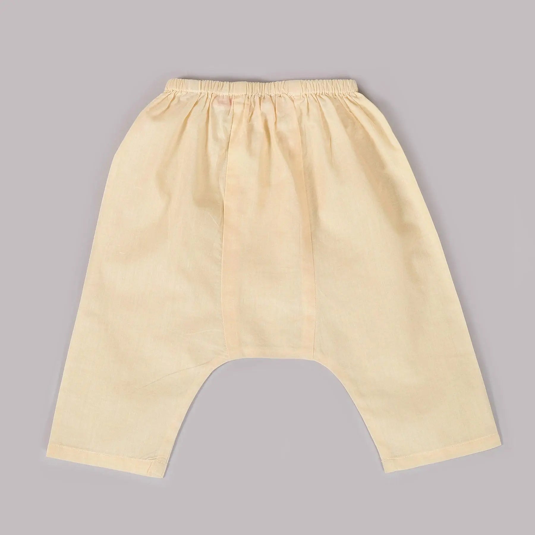 Beige Cotton Baby Pants (3-12months)