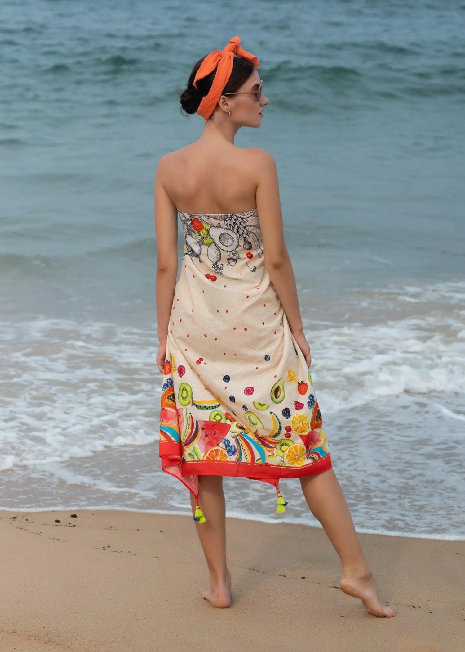 Peach Fruit Punch Women's Sarong