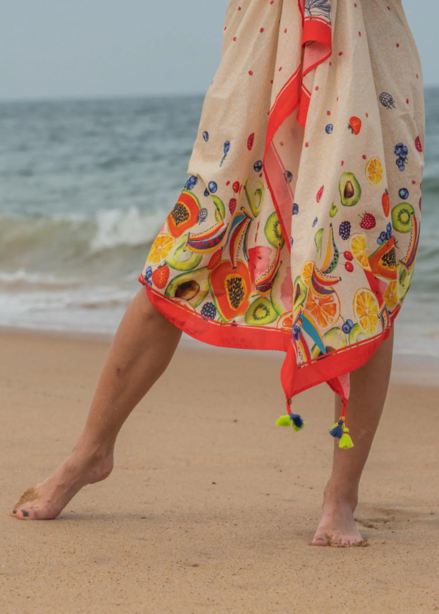 Peach Fruit Punch Women's Sarong