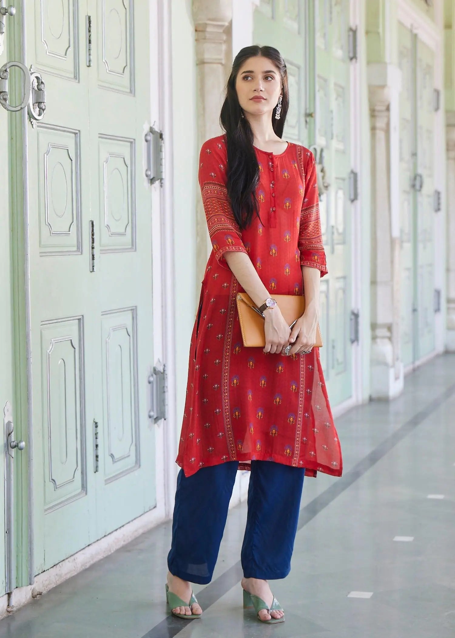 Raagini Red Kurta